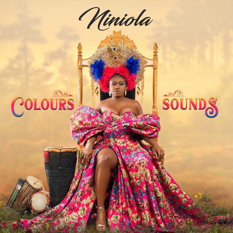 Niniola Colours and Sounds album art. Photographed by Edesiri Ukiri